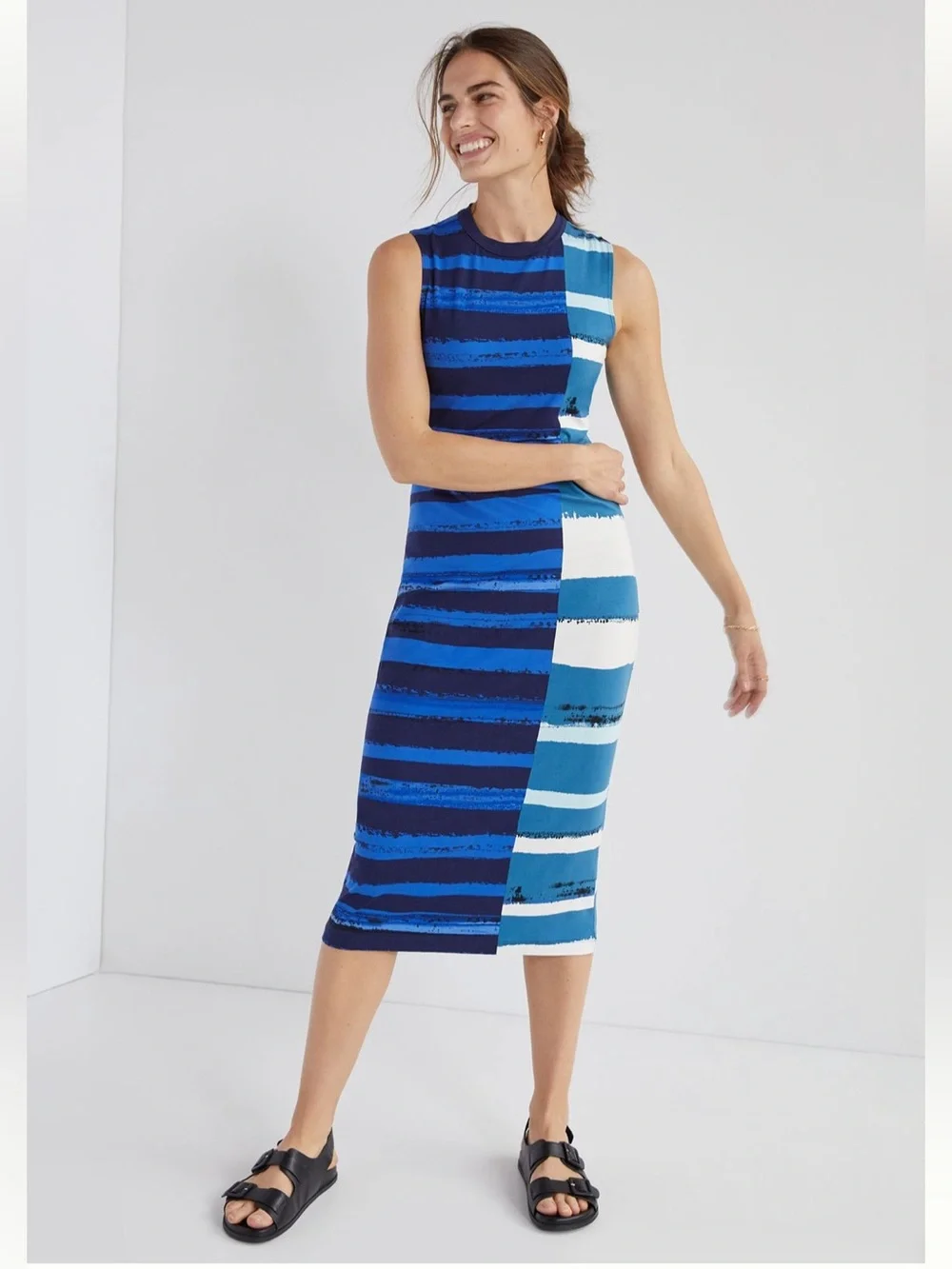 Anthropologie Corey Lynn Calter stripped dress - Picture 1 of 10